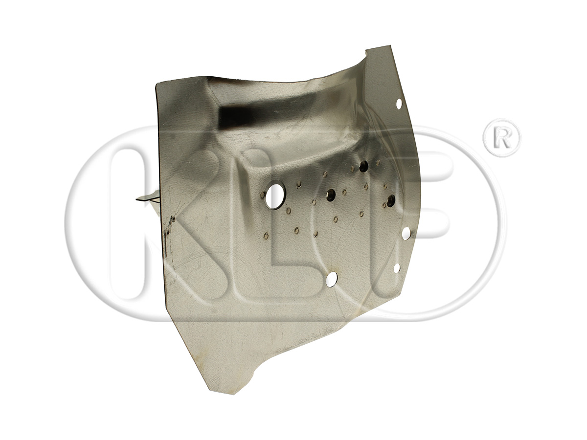 Wheelhouse, front, right, with bumper bracket retainer, only 1302/1303, year 8 /70 on