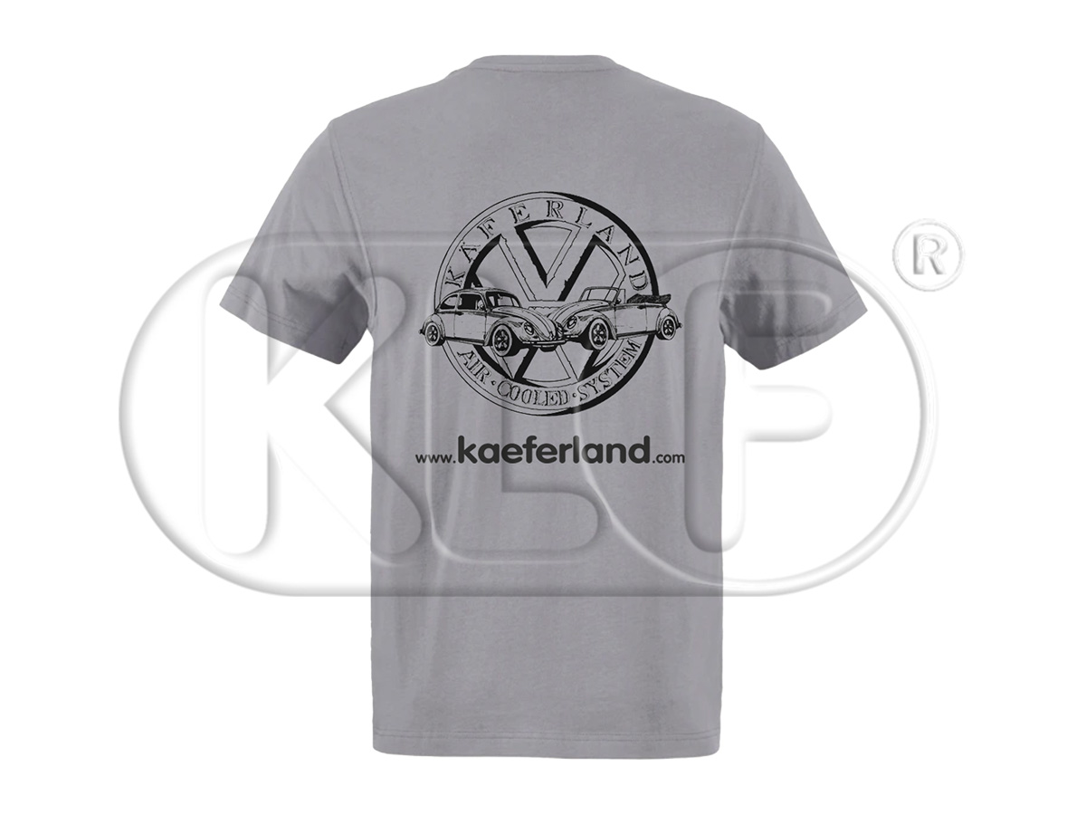 Käferland T-shirt, platinum-gray, size L